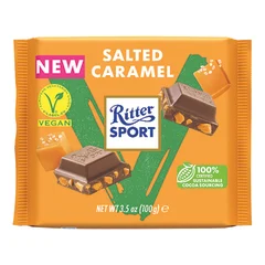 Ritter Vegan Chocolate Bar - Salted Caramel (3.5oz)