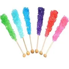 ROCK CANDY STICKS WRAPPED - ASSORTED COLORS/FLVR (ONE)