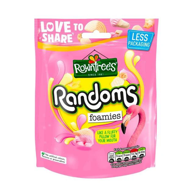 Rowntree’s Randoms Foamies (140g)