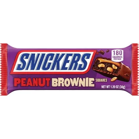 Snickers Peanut Brownie - 1.2-oz. Bar