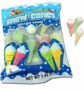 Snow Cones Mallow Cones