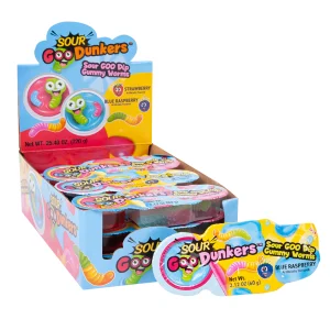 Sour Goo Dunkers - Gummy Worms (One)