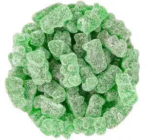 Sour Green Apple Gummy Bears (12oz)