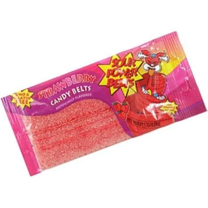 Sour Power Belts - Strawberry
