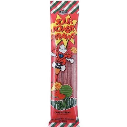 Sour Power Straws - Watermelon