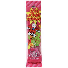 Sour Power Straws - Wild Cherry 1.75oz