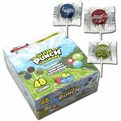 Sour Punch Lollipop (One)