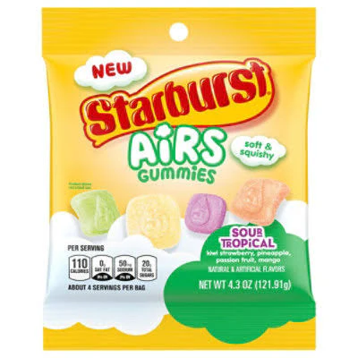 Starburst Airs Sour Tropical (4.3oz)