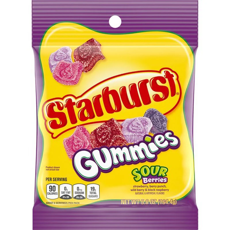 Starburst Sour Berries Gummies 5.8 oz