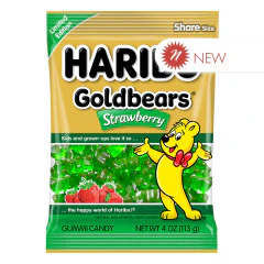Strawberry Haribo Gold Bears (4oz)