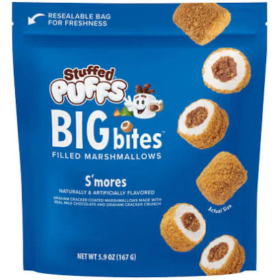 Stuffed Puffs Big Bites - S’Mores (5.9oz)