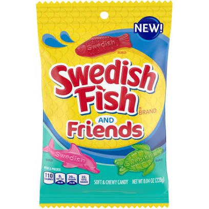 Swedish Fish and Friends (8oz)