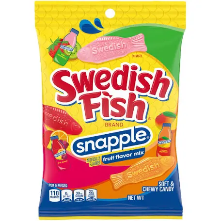 Swedish Fish - Snapple Fruit Flavor Mix (8oz)
