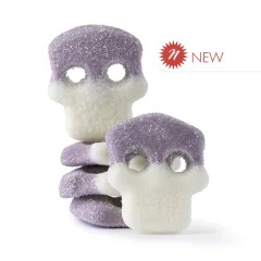 Swedish Style Candy - Sour Grape Skulls (8oz)