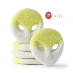 Swedish Style Candy - Sour Pineapple & Passionfruit Aliens (8oz)