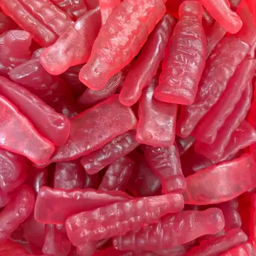 Sweet Raspberry Bottles (8oz) - Malaco - Swedish