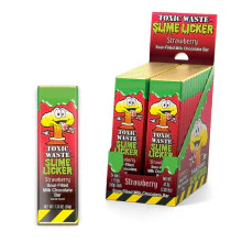 Toxic Waste Slime Licker Chocolate Bar - Sour Strawberry (One) *BEST BY 12/1/2024*