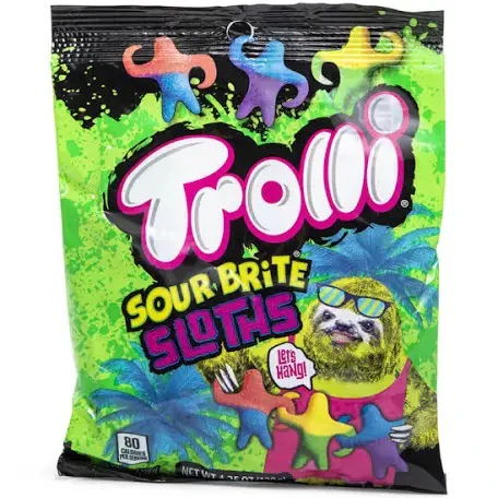 Trolli Sour Brite Sloths (4.25oz)