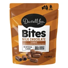 Darrell Lea Milk Chocolate Licorice Bites (7oz)