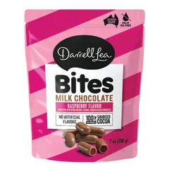 Darrell Lea Milk Chocolate Raspberry Bites (7oz)