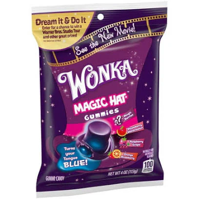 Wonka Magic Hat Gummies 4oz