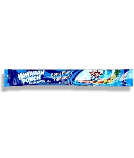 Hawaiian Punch Berry Blue Typhoon Candy Chew Bar 0.8oz
