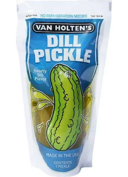 Van Holten’s Dill Pickle in a Pouch (one)
