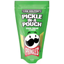 Van Holten’s Pringles Sour Cream & Onion Pickle in a Pouch (One)