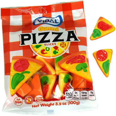 Vidal Gummy Pizza Slices (3.5oz)