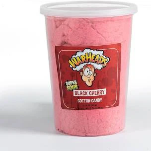 Warheads Cotton Candy - Black Cherry