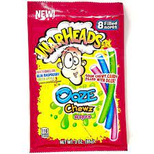 Warheads Ooze Chewz Ropes, 3oz