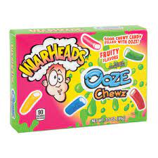 Warheads Ooze Chewz Theater Box 3.5oz
