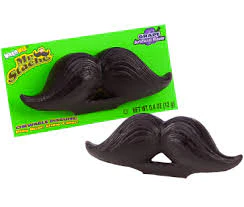 Wax Mustache Candy (One)- Grape Wack-O-Wax Mr. Stache