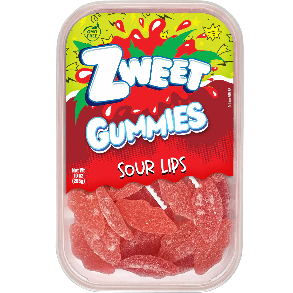 Zweet Gummies - Sour Lips (10oz)