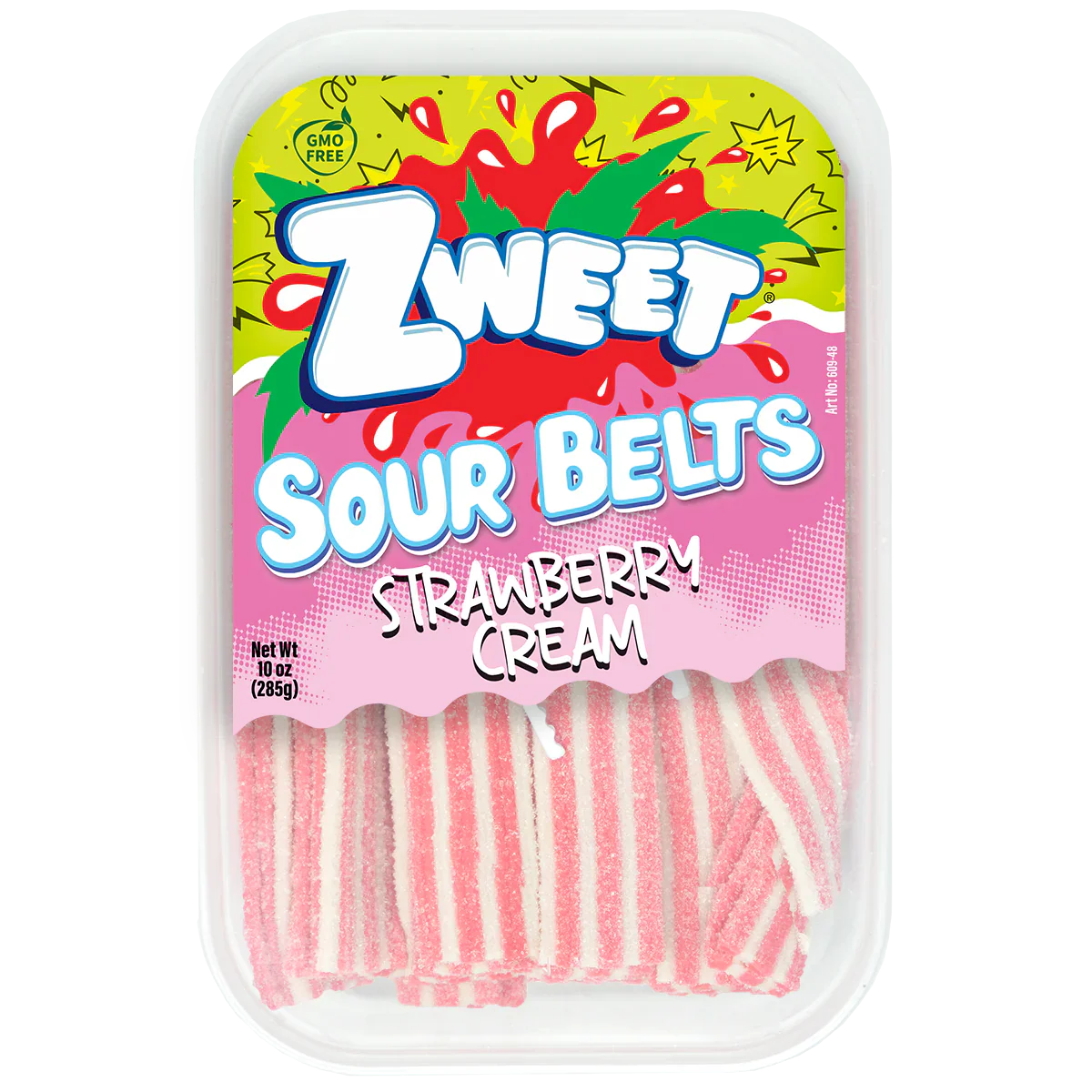 Zweet Sour Belts - Strawberry Cream (10oz)